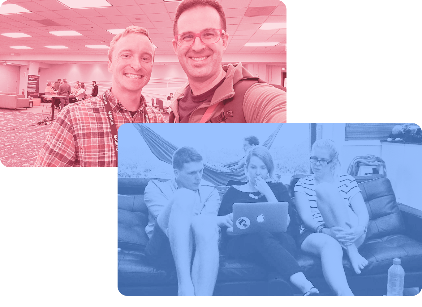 Photograph of cute people being cute