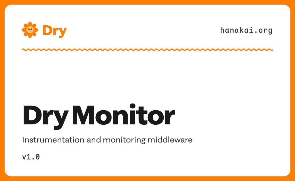 Dry Monitor / Introduction · Dry v1.0 · Hanakai