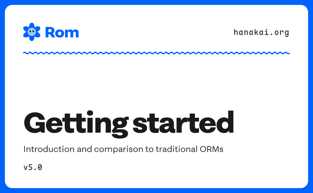 Getting started / Introduction · Rom v5.0 · Hanakai
